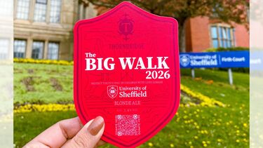 A beer sign for Thornbridge Brewery