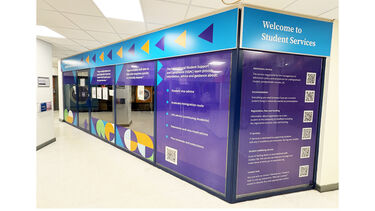 The front of the ISSAC drop-in centre in the Students' Union