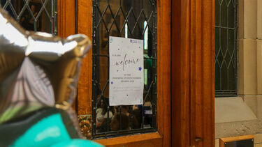 Inspiring Student Worker Awards 2026 - entrance to Firth Hall