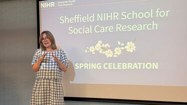 Katherine Runswick Cole presenting