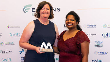 Mitotype's Professor Heather Mortiboys and Lizzie Stephen 