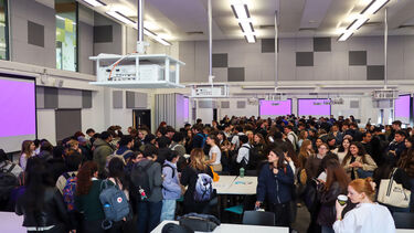 Students at the Spring internships 2026 event