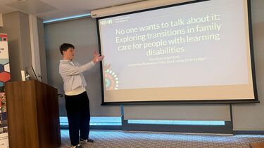 Tom Ryan presenting