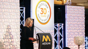 Tracey Moore at Medilink Awards
