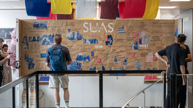 Display of SUAS society at final year exhibition
