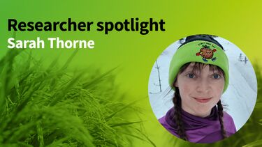 Sarah Thorne - researcher spotlight