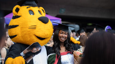 Roary at graduation July 2026