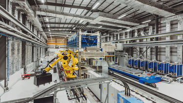 Robots inside the COMPASS facility