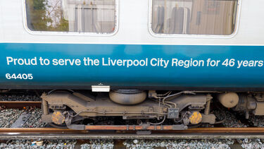 Side of a train 