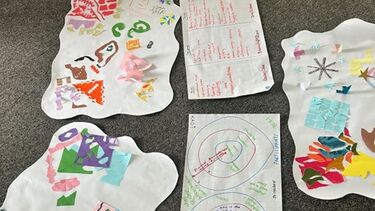 Notes and collages from the workshop