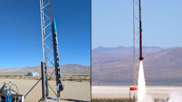 Rockets on launch pads