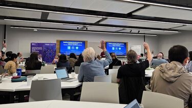 AI in Cancer Research Event Crowd