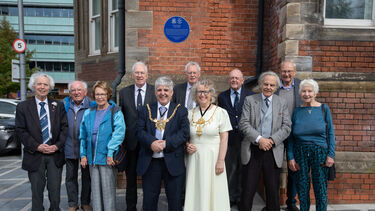 Cecil Paine plaque unveiling 