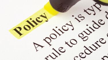 Test with the word 'policy' highlighted