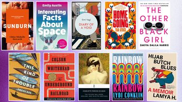 Collage of various book covers from a diverse range of authors.