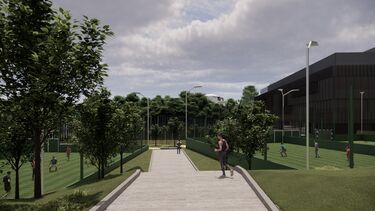 view of new 3g pitches