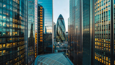 London city landscape of guerkin