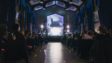 A packed event at Festival of the Mind