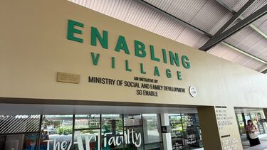 Front entrance to Enabling Village