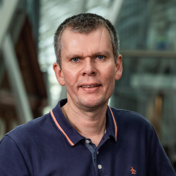 Profile picture of Dr James McGregor stood in the Engineering Heartspace