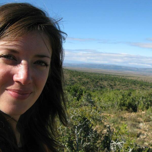 Profile picture of Image of Dr. Kimberley Simpson conducting fieldwork.