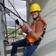 Ella Jones student profile - female in harness and hard hat