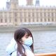 Ada Fang stood outside the Houses of Parliament
