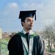 Photograph of EEE alumni Aayush on graduation day