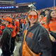 Sheffield student Emily Bagshaw at a football game
