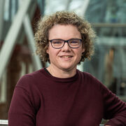 Dr Rachel Smith smiling in the Engineering Heartspace