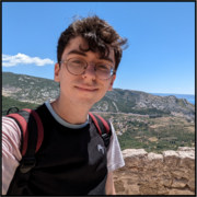 Ben Cornford outside on a hill