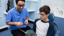 older child at dentist