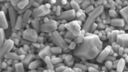 Scanning electron micrograph of a fracture surface of cold-sintered zinc oxide
