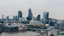 View of canary wharf, London