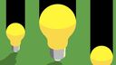 Graphic of three lightbulbs 