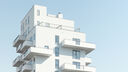 A white block of flats