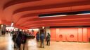 A Photo of people inside the Barbican