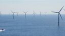 Walney offshore wind farm as seen from the air
