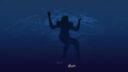 Woman in the sea treading water