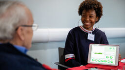 Training with an iPad in Human Communication Sciences. 
