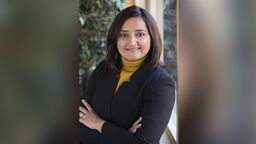 Visiting speaker Tamanna Tiwari. 