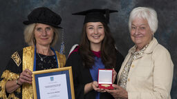 Chancellor Lady Justice Rafferty, Faye Savory and Rosemary Boucher