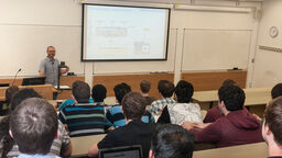 Dr. Andrew Maiden lecturing