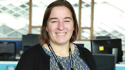 Professor Vanesa Castan Broto smiles at the camera