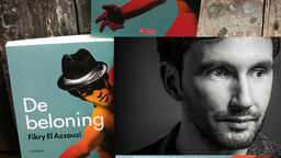 Fikry El Azzouzi  and cover of novel