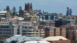 Skyline of Newcastle, Australia