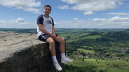 Student Robert Wickenden in the Peak District