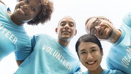 A group of volunteers