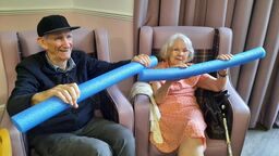 care home residents exercise