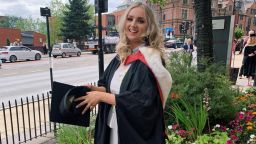 Lucy Potter celebrates graduation